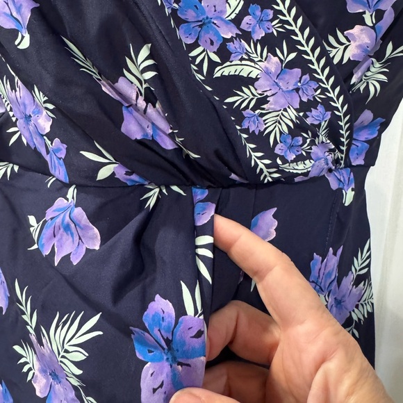 Lands End Women Tulip Wrap Mini Swim Dress size s - Picture 4 of 12